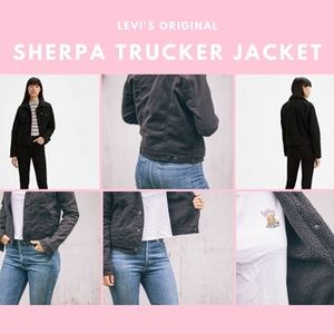 LEVI'S Original Sherpa Trucker Jacket in Black - S